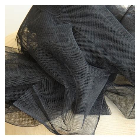 Tulle Tissu Noir