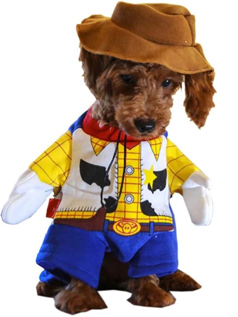 Wood Dog Costume Dog Halloween Costume Cute Cowboy Dog