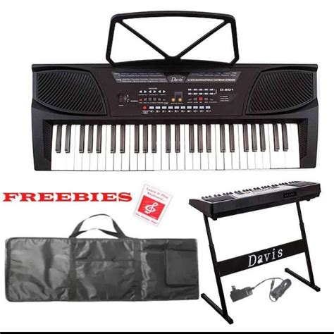 Davis D201 54keys Digital Keyboard With Free Bag And Stand Shopee