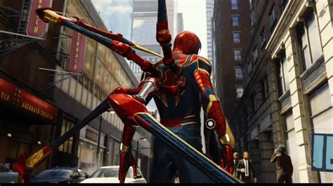 Spidermans Iron Arms Gameplay Of Marvels Spider Man On Ps4 Youtube