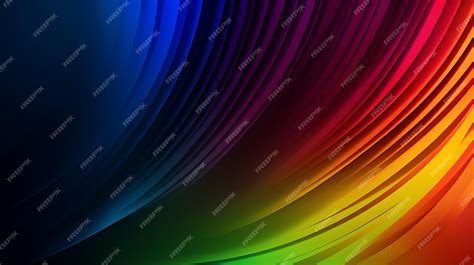 Premium Ai Image Rainbow Colors Wallpapers Inspirational Rainbow