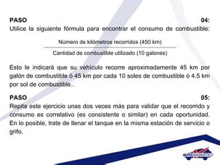 Aprenda A Calcular Su Gasto En Combustible PPT Descarga Gratuita