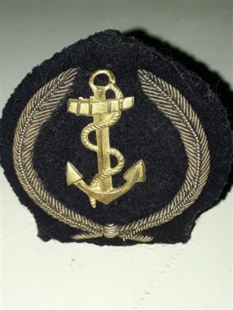 Insigne Patch Militaire Service Casquette Uniforme Marine Nationale