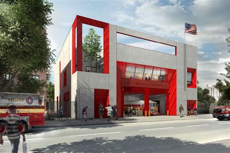 Fdny Rescue Company Working Out Of State Of The Art Station In