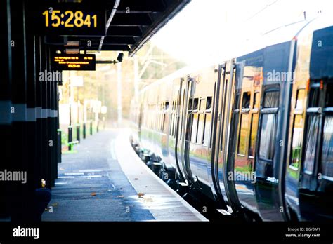 Longbridge train station, train, West Midlands Stock Photo - Alamy