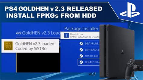 PS4 GoldHEN 2 3 Released Install FPKGs From HDD YouTube