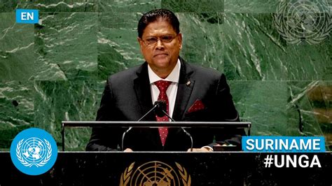 🇸🇷 Suriname President Addresses United Nations General Debate 76th