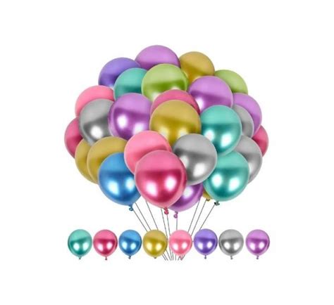 50 PC Metallic balloons for decoration- Make your Birthday Exciting