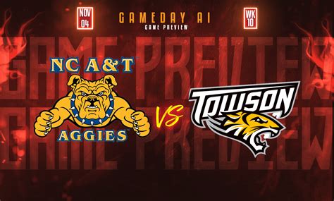 North Carolina Aandt Hosts Towson For Caa Conference Play Hbcu Gameday