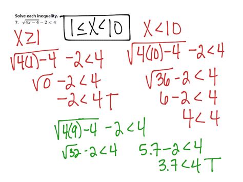 ShowMe - Radical Equations and Inequalities