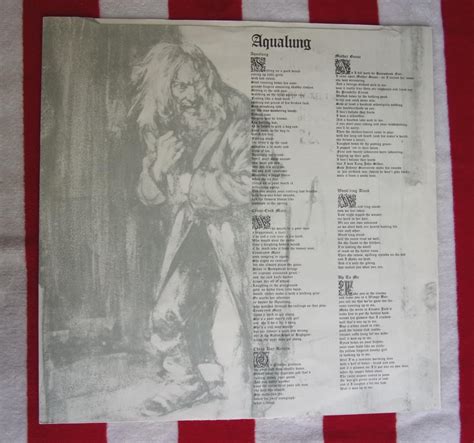 Lp Jethro Tull Aqualung Pink Rim Textured West Germany Pressing