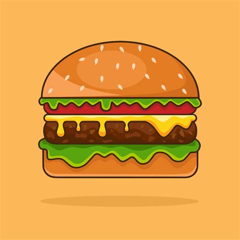 Clipart Of Hamburgers And Cheeseburgers