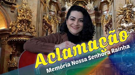 Aclama O Ao Evangelho Aleluia Maria Alegra Te Cheia De Gra A