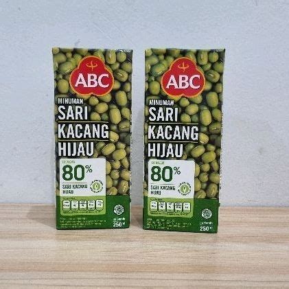 Jual Abc Minuman Sari Kacang Hijau Ml Karton Shopee Indonesia