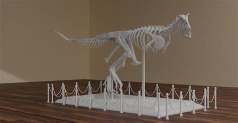 Carnotaurus Skeleton 60 Cm 3d Print 3d Model 3d Printable Cgtrader