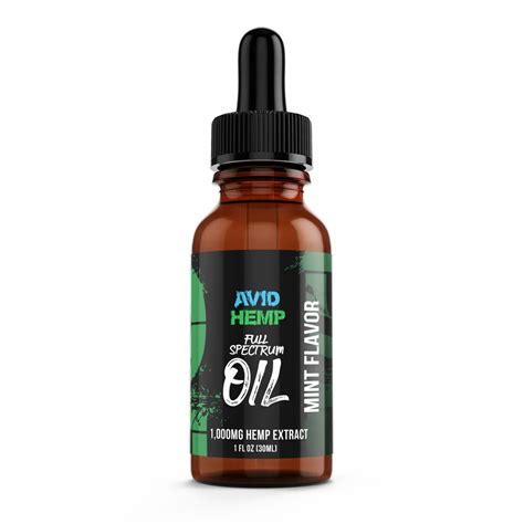 Avid Hemp 1000mg Full Spectrum Cbd Oil Tincture Mint Reviews And Comments