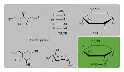 Structure Of Deoxy D Glucose Cas Synonyms Dg