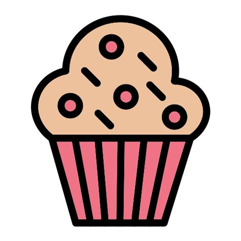 Muffin Generic Outline Color Icon