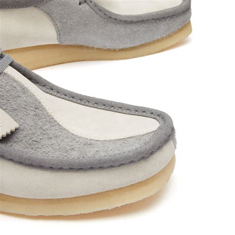 Clarks Originals Wallabee Grey And Off White End Us