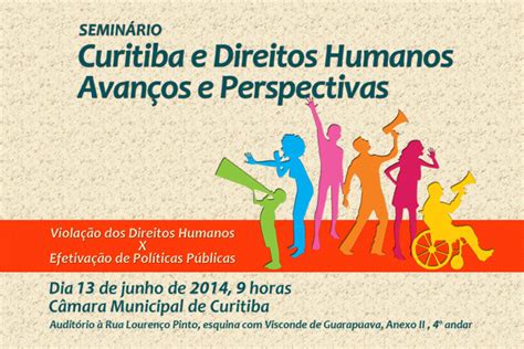 Seminário Curitiba E Direitos Humanos Avanços E Perspectivas