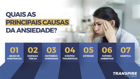 infográfico principais causas da ansiedade Transpire O Blog da Treinus