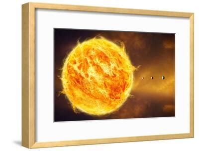 Inner Solar System Artwork Photographic Print By Henning Dalhoff Art