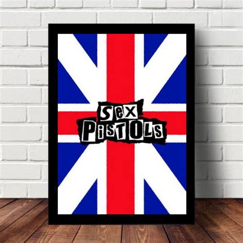 Quadro Decorativo Sex Pistols Rock N Roll Elo