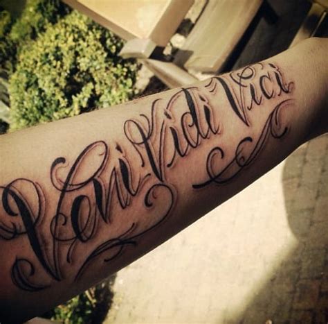 50 Tatuagens De Veni Vidi Vici Qual O Seu Significado