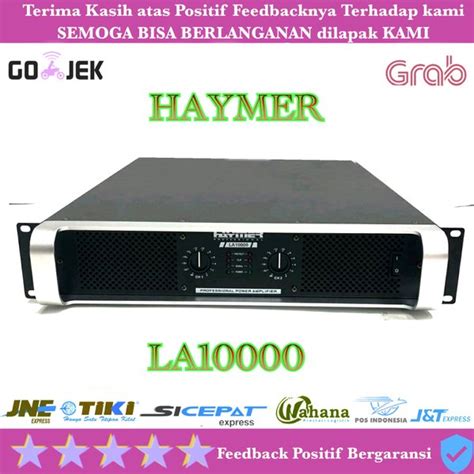 Jual Power Amplifier HAYMER LA 10000 Original Di Lapak RS ACC