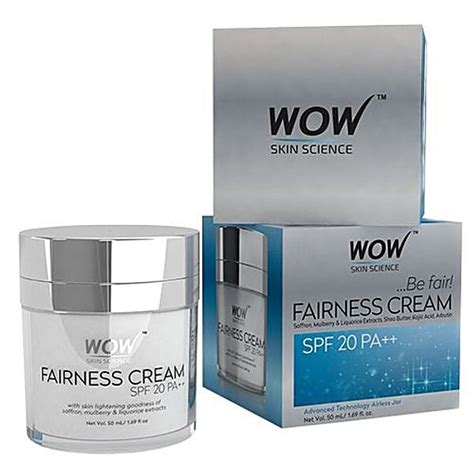 Buy Wow Skin Science Fairness Cream SPF 20 PA Online At Best Price