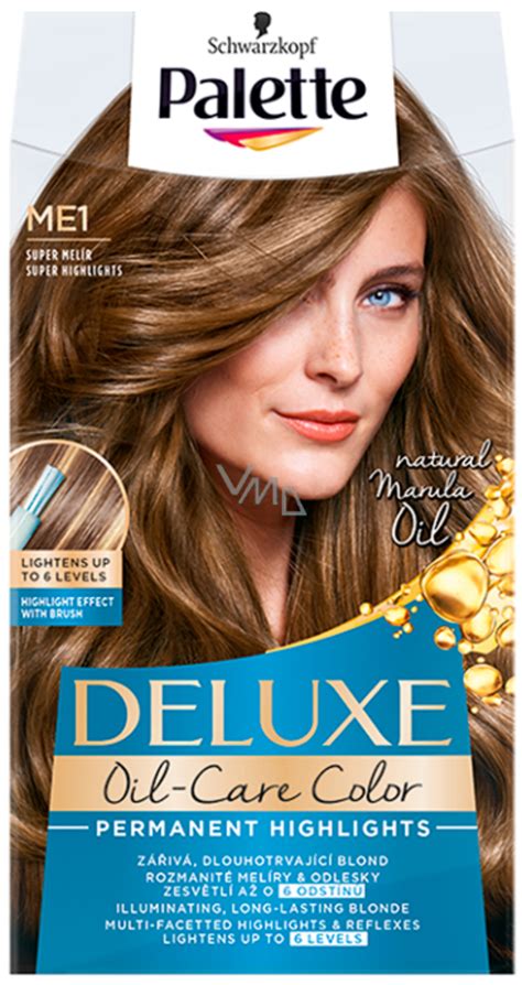 Schwarzkopf Palette Deluxe Intense Oil Care Color Hair Color Me1 Super