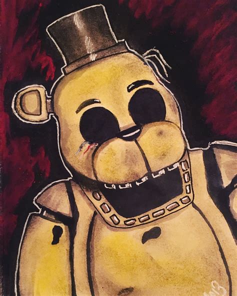 Fnaf Golden Freddy Fnaf Golden Freddy Fnaf Drawings Fnaf Images And