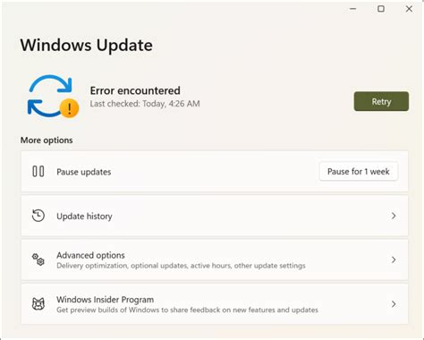 How To Fix Error Encountered Issue In A Windows 11 Update All