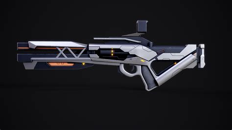 Sci-Fi Railgun Heavy Weapon 04 3D Model - TurboSquid 1908311