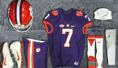 Photo: Clemson uniforms for Clemson-Syracuse | TigerNet