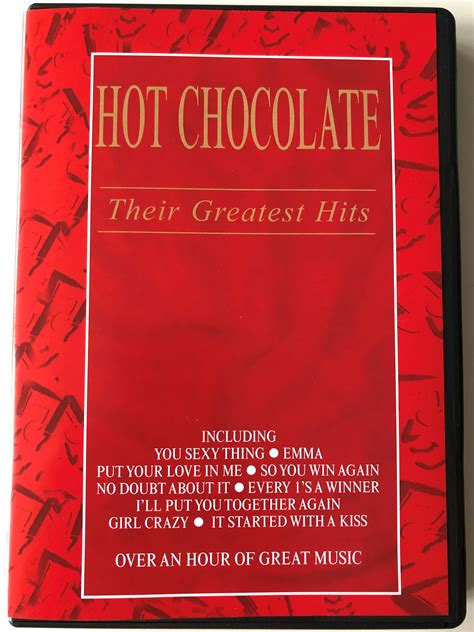 Hot Chocolate Dvd 2000 Their Greatest Hits Including Emma So You Win Again It Started With A