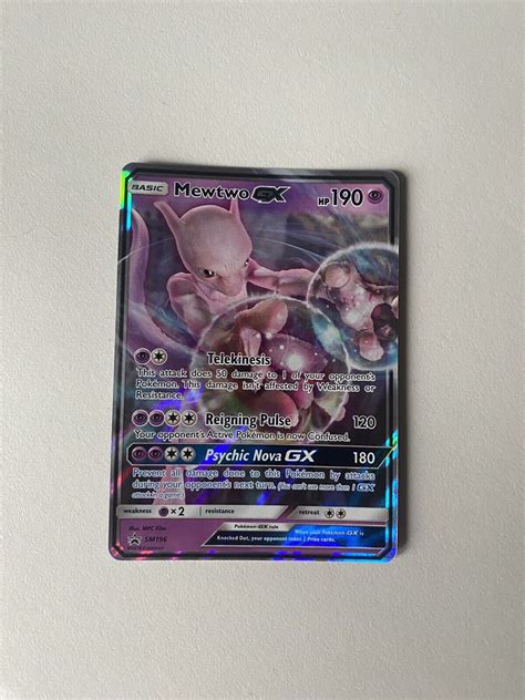 Mavin Mewtwo Gx Sm196 Promo Detective Pikachu Pokemon Card