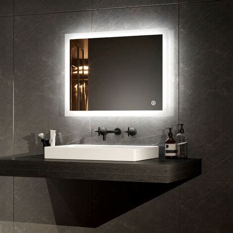 Emke Illuminated Bathroom Mirror With Light Bathroom Led Mirror With