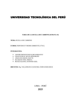 Avance Ética tarea UNIVERSIDAD TECNOLÓGICA DEL PERÚ TEMA 1 Caso 1