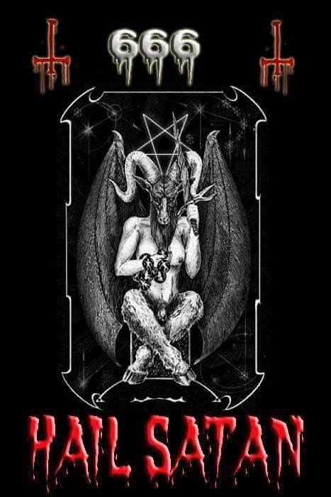 Hail Satan With Images Satanic Art Evil Art Satan