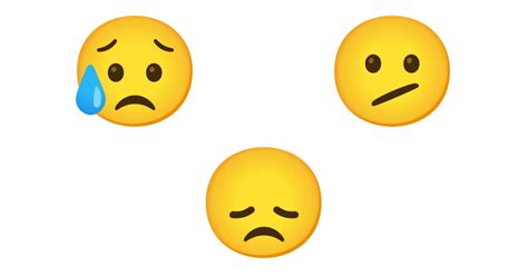 🫤 Disappointed Emojis 😥 😞