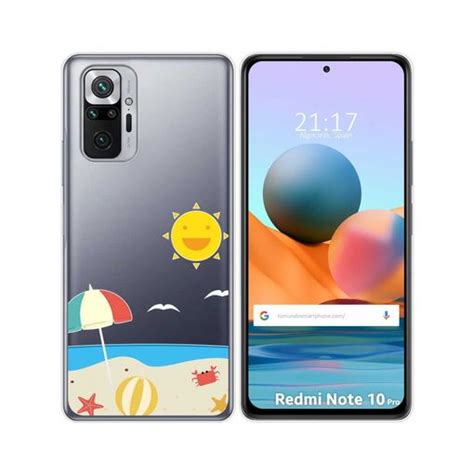 Funda Gel Transparente Xiaomi Redmi Note Pro Dise O Playa Con