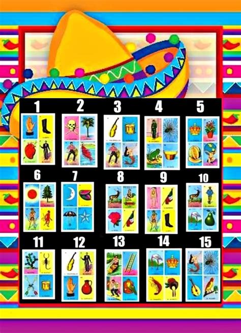 Printable Loteria Cards The Complete Set Of Tablas Printable Digital