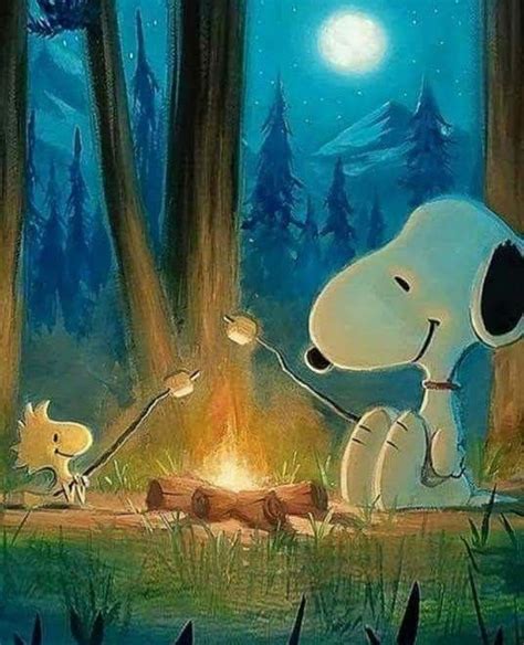 Snoopyloveca On Instagram Roasting Marshmallows With Snoopy And