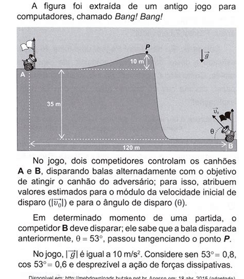 A Figura Foi Extraída De Um Antigo Jogo - Blog de Biologia: Questão de Física - ENEM 2021 - A figura foi extraída ...