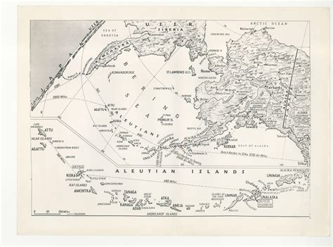 map  aleutian islands  alaska smithsonian institution