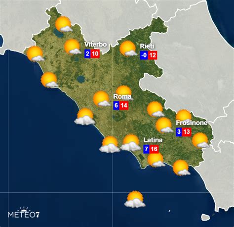 Meteo Lazio Allerta Meteo Gialla Per Marted Dicembre Pi