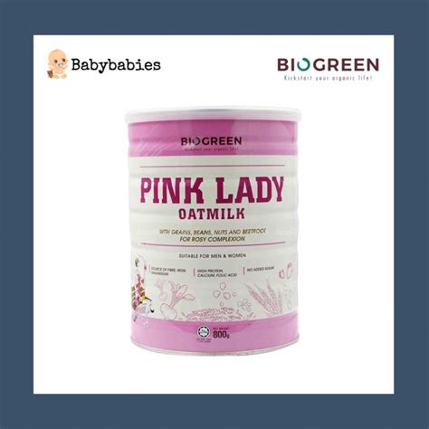 Biogreen Pink Lady Oatmilk 800g HALAL Shopee Malaysia