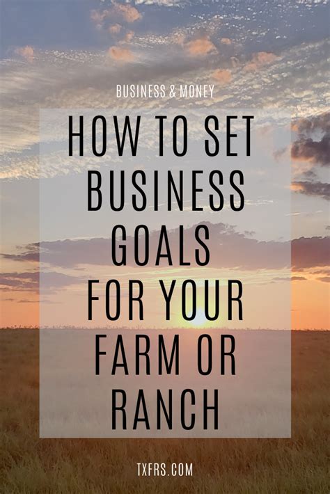 How To Set Business Goals For Your Ag Business Artofit