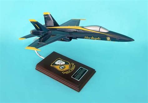 Executive Series F/A-18A Blue Angels Navy aircraft desktop model ...